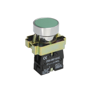 Кнопка IEK LAY5-BA31, без подсветки, зелёная 1з