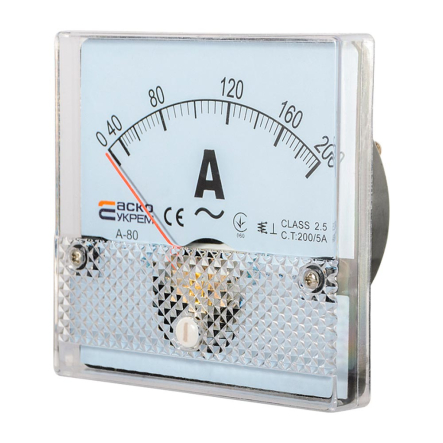 Амперметр АСКО-УКРЕМ AС 200/5А 80х80, А-80, A0190010051