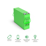 Акумуляторна батарея MONBAT 12MVR100, 12 В, 100 Ач, Front terminal, AGM, VRLA, 398*110*286 мм, 32,9 кг.