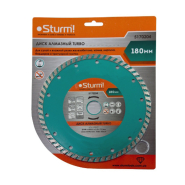 Диск алмазний STURM 5170105, 180х22 мм, Turbo
