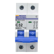 Автоматичний вимикач АСКО-УКРЕМ ВА-2017 2р, 32А С, A0010170015