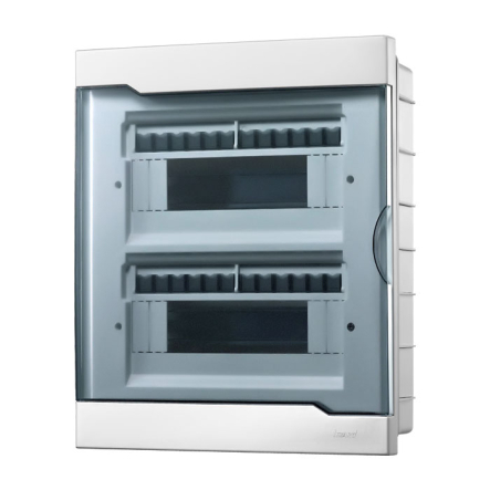 Щит Lezard ЩРВ-П-24, 24 модульний внутрішньої установки з прозорою кришкою 354х315х93 мм, 730-1000-024 - 1