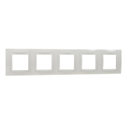 Рамка 5 местная, слоновая кость, USchneider Electric Uniсa BASIC, MGU2.010.25