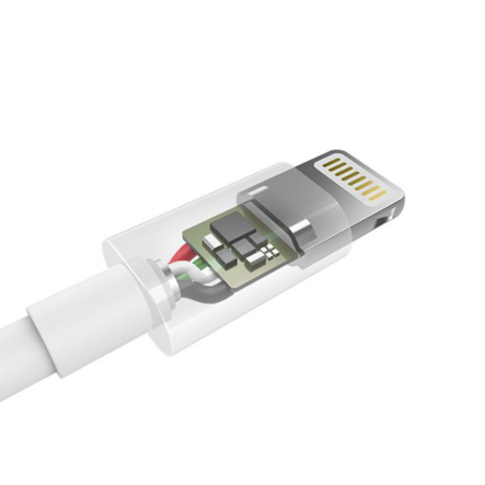 Кабель Choetech IP0027-WH, USB 2.0 А-папа/Lightning, 1.8 м