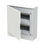 Щит розподільчий ABB BASIC E, 1SZR004002A2107, 24 модуля накладний, IP41 (не прозорі дверцята)