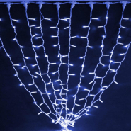 Гірлянда зовнішня DELUX, STALACTITES, 1x5м, 450LED, синя/біла, IP44