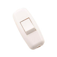 Выключатель навесной LEZARD, белый на бра, 715-1100-611