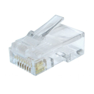 Конектор Cablexpert LC-8P8C-002/100 позолочені контакти (пачка 100шт)