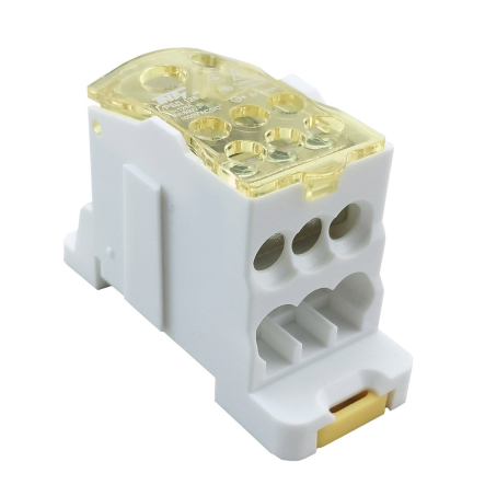 Распределительный блок TNSY РБД-125A желтый, TNSy5504701