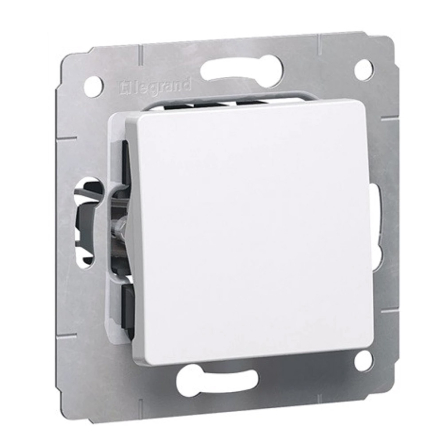 Вимикач прохідний 10А 250В, Legrand Cariva, 773606, білий - 1