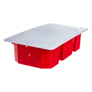 Коробка IEK КМ41006 монтажна установча для суцільних стін 172х96х45мм, UKT11-172-096-045