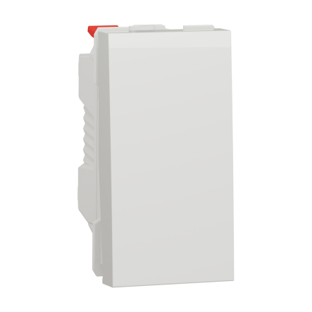 Выключатель проходной, 10А, 1 модуль, Schneider Electric UNIСA New, белый, NU310318 - 1