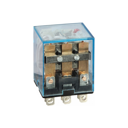 Реле промежуточное АСКО-УКРЕМ, LY3, АС, 10А, 230В, 3CO (3PDT), A0090070004 - 1