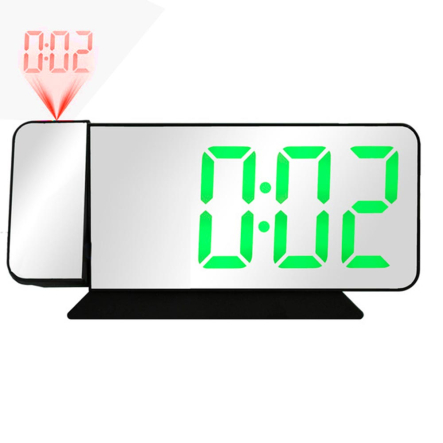 Годинник VST-900-4, чорний з проекцією, USB - 4