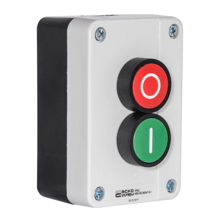 Пост "Старт-Стоп" двухместный АСКО-УКРЕМ XAL-B213, A0140020006