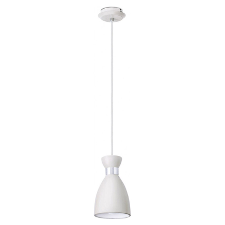 Подвес Vesta CUTE 55011-1, h=25/120 cм, d=12 см, 1*60Вт, Е-27, WHITE, white cable - 1