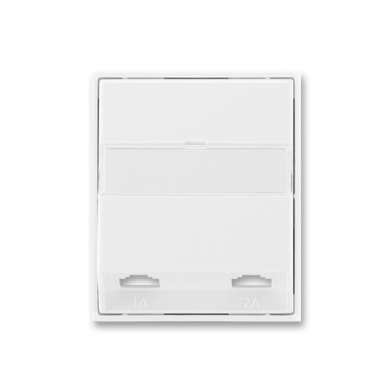 Центральная пластина для двойной телевизионной розетки - 1