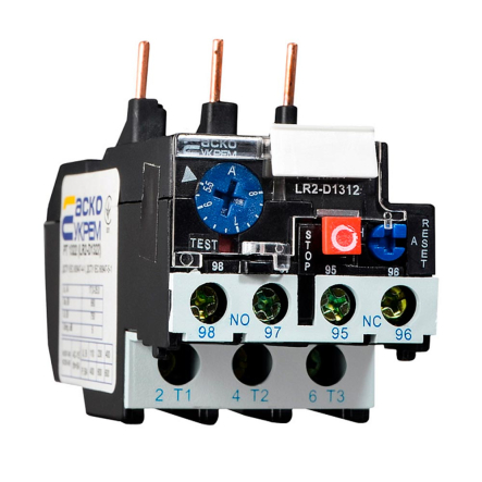 Реле теплове АСКО-УКРЕМ РТ-1312 (LR2-D1312) 5,5-8,0А, до ПМ 1-09, 12, 18, 2-25, A0040060010 - 1