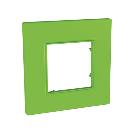 Рамка 1-місна, Bio Schneider Electric Uniсa QUADRO зелений, MGU4.702.28 - 1