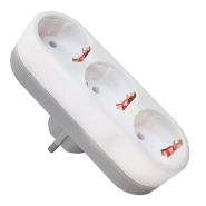 Розгалужувач мережі ElectrO, B3-1G (3 розетки), 16A, 250В