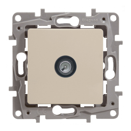 Розетка TV концевая Legrand Etika, 672351, слоновая кость - 1