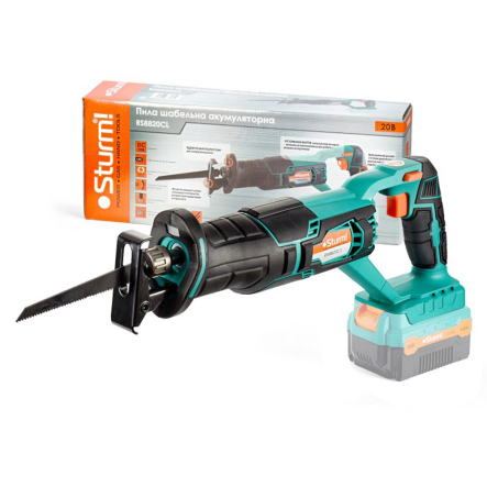 Пила сабельный аккумуляторная STURM RS8820CL, 20Вт - 1