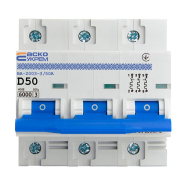 Автоматичний вимикач АСКО-УКРЕМ ВА-2003 3р, D 50А, A0010030001
