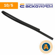 Трубка термоусаживаемая (ТУТ), АСКО-УКРЕМ, d - 10/5 мм, чёрная, A0150040394