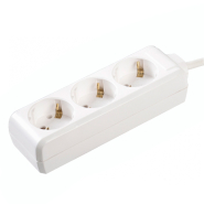 Удлинитель IEK У03 3 места / 2м 2P+PE 3*1мм 16A, WYP10-16-03-02-Z-N