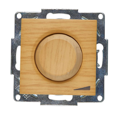 Светорегулятор EL-BI ZENA, 800 Вт + подсветка (механизм), береза, 609-012700-292 - 1