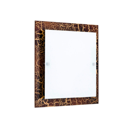 Світильник настінно-стельовий ДеКоРа, Кракле, Е27, 2х60W, 300х300 мм, 46905 - 1