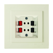 Аудиорозетка Nilson Touran крем, 24121050