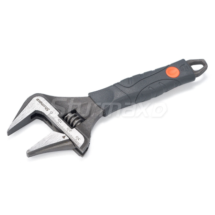 Розвідний ключ Sturmax 1045M-11-150, з великим захопленням та тонкими губками, 150мм - 1