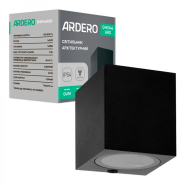 Светильник настенный ARDERO DH0146ARD, 1хGU10 без лампы, 75x66x75мм, черный