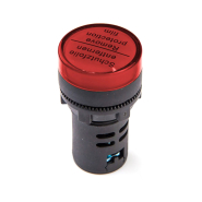 Світлодіодний індикатор TAKEL AD22-22DS, 24 В, AC/DC, червоний, 505006к