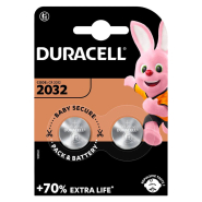 Батарейка Duracell CR2032, 3 В, таблетка, ціна за блістер - 2 шт., поштучно не продається, 5010939