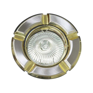 Светильник точечный Feron 098T, MR16, GU5.3, круг, титан/золото
