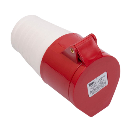Розетка переносная TAKEL 225, 32А, 3P+N+E, 380В, IP44, 503232 - 1