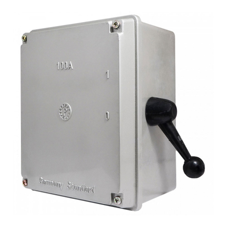 Рубильник АСКО-УКРЕМ QS5-100A, 100 А розривний 1-0 у корпусі, A0100010010 - 1