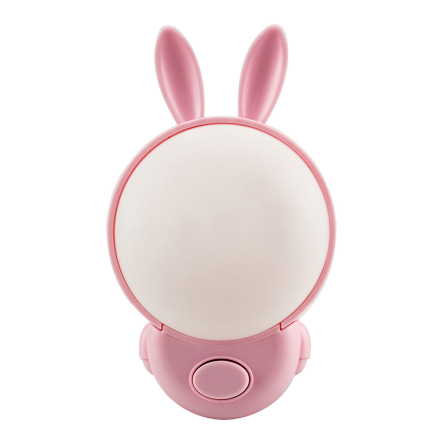 Нічник світлодіодний Horoz Electric BUNNY 2CCT 1W рожевий кролик, 085-005-0001-010 - 1