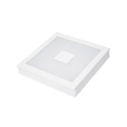 Светильник LED встраиваемый EUROLAMP, 24W, 4000K, квадрат 224х60мм, Ø195мм, LED-NLS-24/4(C)