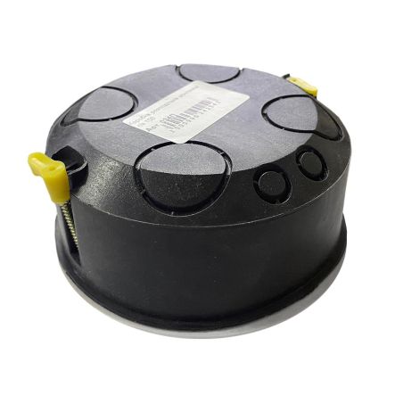 Коробка распределительная под гипсокартон d 100 мм, пластиковые лапки, черная