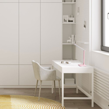 Настольная лампа Ardero DE1725ARD 9W, 6500К, розовый, 7795