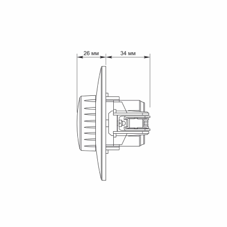 Диммер LED VIDEX BINERA 200 Вт, белый, VF-BNDML200-W - 6