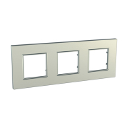 Рамка 3-місна, титан, Schneider Electric Uniсa QUADRO, MGU6.706.57