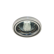 Светильник точечный Feron DL1021, MR16, GU5.3, 50W, блестящий черный/алюминий хром