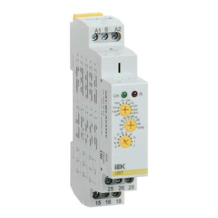 Реле времени ORT многофункциональное IEK ORT-M2-AC230V, 2 контакта, 230 В AС - 1
