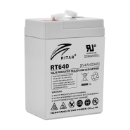 Акумуляторна батарея AGM RITAR RT640.Gray Case.6V 4Ah (70x47x99(107))