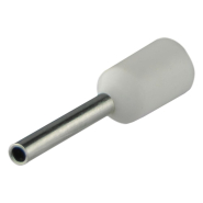 Наконечник АСКО-УКРЕМ A0060010111, НТ 0,5-08 (кв.мм-мм) (упак. 100 шт.) білі