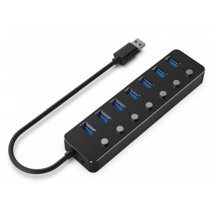 Хаб Gembird UHB-U3P7P-01 на 7 портов USB 3.0 - 1